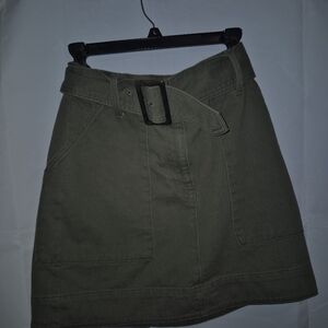 Banana Republic Skirt Olive Green  100% Cotton